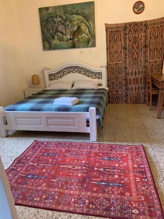 בית האבן העתיק מ-1885 עם מגונית פרטית בחצר Rosh Pinna Luaran gambar